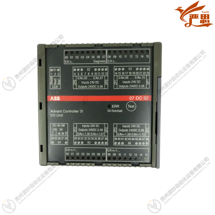 ABB 3BSE027070R 处理器ABB 3BSE027070R 处理器