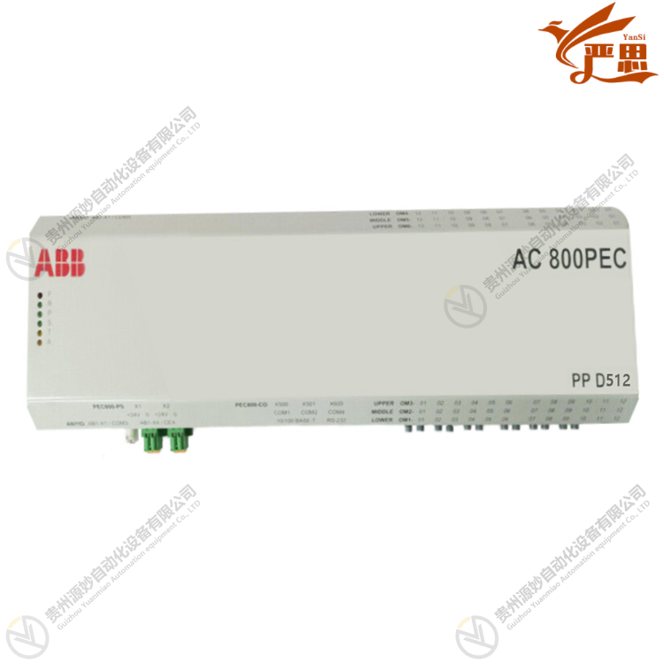 ABB  PPD512A10-454000 3BHE040375R103E   AC800PEC Static Excitation System Controller.jpg